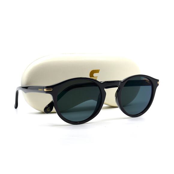BRAND NEW CARRERA 301/S BLACK GREY POLARIZED AUTHENTIC SUNGLASSES - Picture 1 of 11